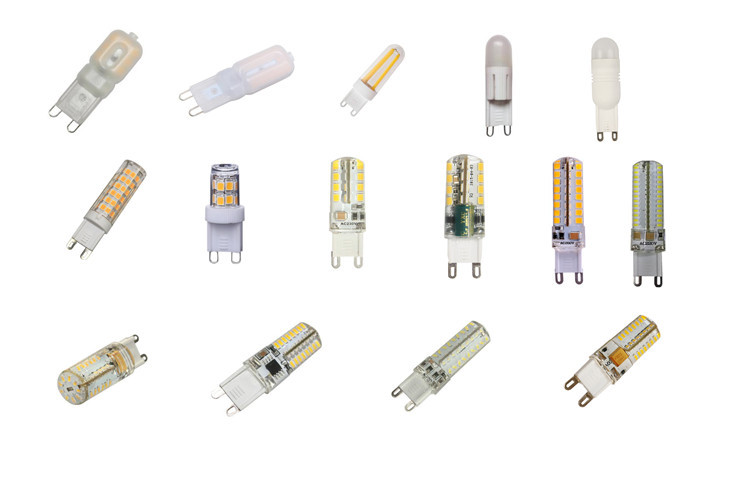 led G9 3w dimmable 350lm 3014 Indoor lighting highlighting energy-saving silicone decorative chandelier crystal lamp