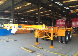 Quality 1310mm Wheel Skeletal Semi Trailer 40ft 4 Axle Semi Trailer wholesale