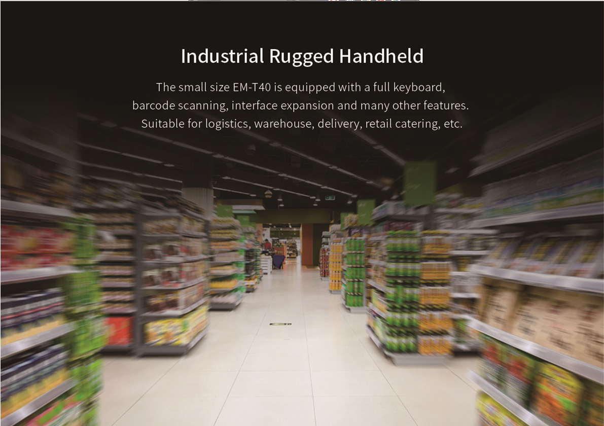 Industrial Android Barcode Scanner PDA with Rugged Design and Waterproof Communication