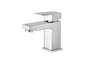 Quality Single Lever Brass Wall Mixer Tap Ceramic Valve Chrome Finish wholesale