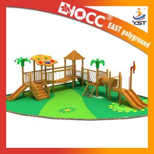 Quality Large Kids Wooden Outdoor Play Equipment 25 - 30 Persons Capacity Service wholesale