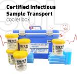 Vaccine Medical UN2814 Box 30L Biosafety Transport Box Blue