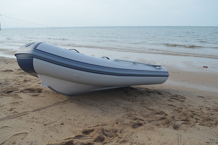 Double layer flat bottom aluminum hull Heytex PVC tube 300cm length