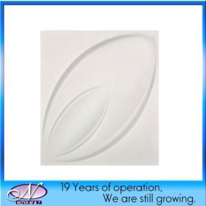 Quality Acoustic Interior Cladding Waterproof 3D Wall Panel in Opal White for Home Decoration wholesale