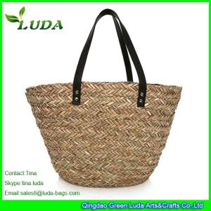 Quality LUDA Plain Straw Handbags Seagrass Straw Bags 2014 wholesale