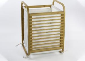 Quality Bamboo 5KG Knock Down Laundry Basket Hamper wholesale