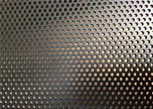 Quality 750mm Aluminum Sheet With Holes , Cyclone Screens Perforated Aluminum Sheet Metal wholesale