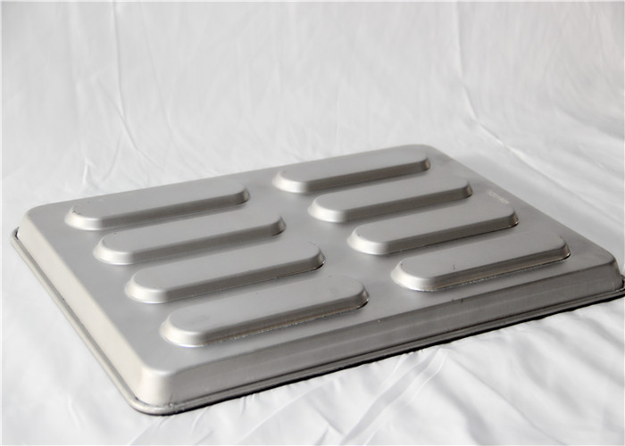 654x535x38mm PTFE Golden Hot Dog Bun Baking Pan