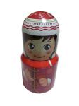 Christmas Metal Tin Container As A Gift / Fabulous Box , Consist Of Three Parts