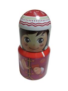 Quality Christmas Metal Tin Container As A Gift / Fabulous Box , Consist Of Three Parts wholesale
