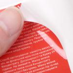 Glossy Adhesive Bottle Paper Sticker Labels For Skincare Products