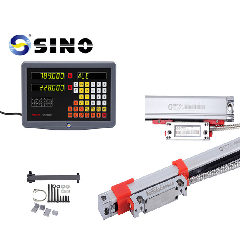 SDS 2MS 2-Axis Digital Readout Dro Color Panel Linear Scale Series Milling Machine