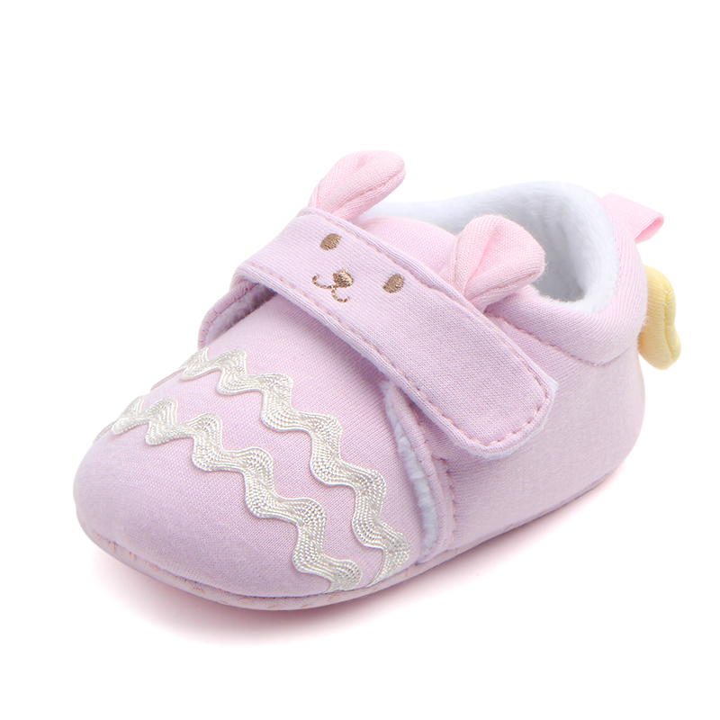 2019 winter autumn soft cotton cute animal Outdoor prewalker infant baby crib shoes