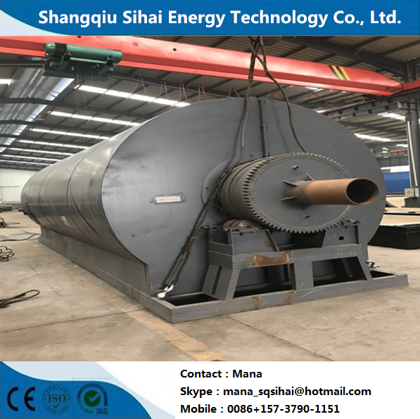 30TPD Waste Engine Oil Refining to Diesel Distillation Equipment in 150 Square Meters