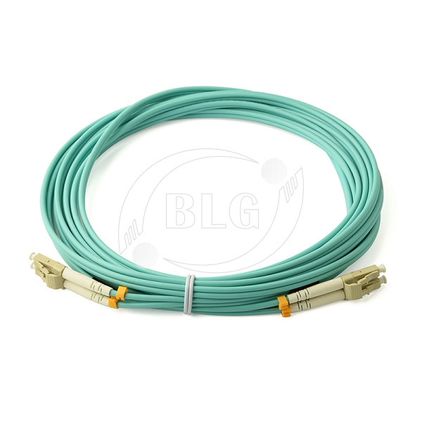 9/125μM Multimode Fiber Patch Cable , LSZH Jumper Fiber Optic Patch Cables