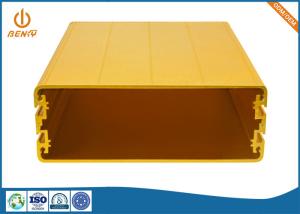 Quality Golden Anodized Aluminum Extrusion Processing Electronic Enclosure wholesale