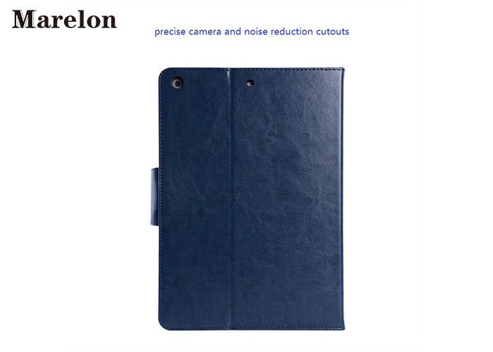 Rotatable PU Leather Ipad Air Case 2 Card Slots With Strong Magnet Buckle