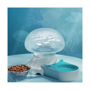 Quality 2 In 1 Clear Water Pet Feeders 2100ml Portable Auto Cat Water Bowl wholesale