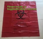 Biodegradable Dtrawstring Biohazard Bags Medical drawtape, Biological Hazard Bag