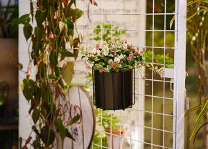 Quality Railing Metal Mesh Metal Garden Pot Decorative Belt Hooks Outdoor wholesale