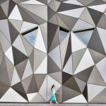 Curved Aluminum Frame Curtain Wall Facades Exterior Wall Panels Lightweight