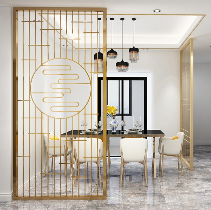 Home Decoration Metal Screen Partition Modern Living Room Divider