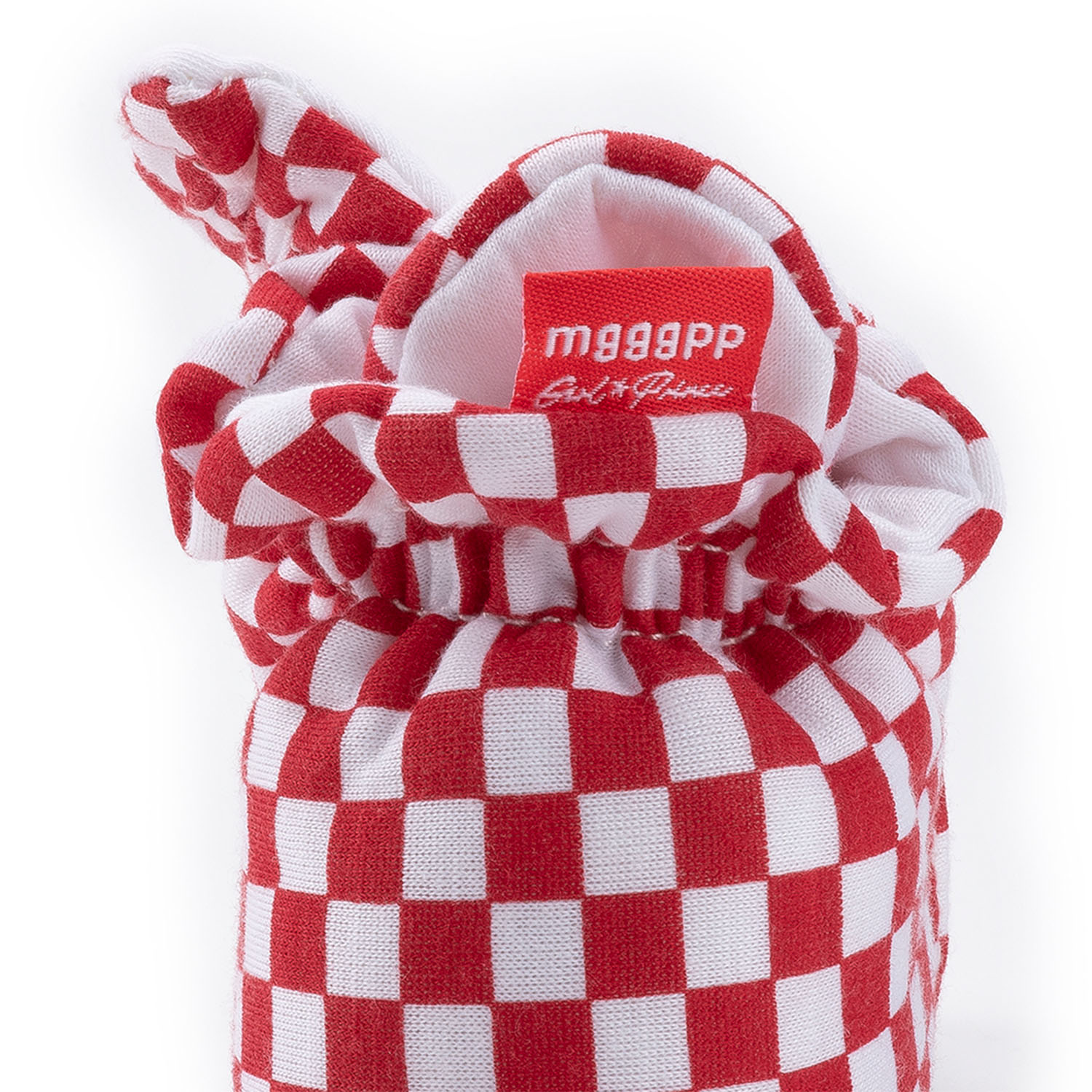 New designed Cotton fabric Gingham red indoor prewalk toddler baby sock shoes