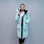 FODARLLOY F23516 Ladies Warm Hooded Cotton-padded Clothes Women Slim Long Winter