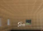 10x8 mts multifunctional outdoor white inflatable cubic tent for warehouse or