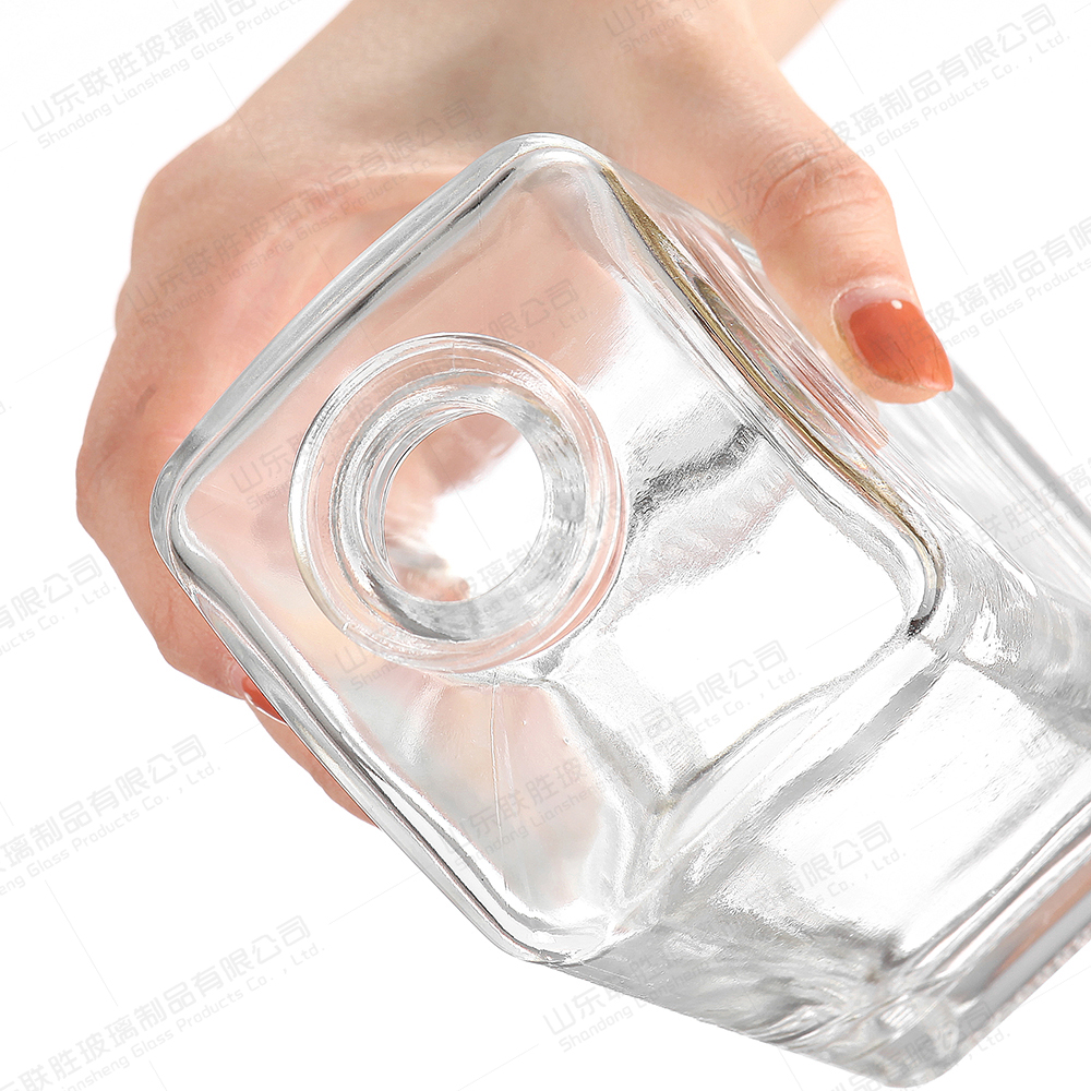 Glass Lid Sealing Type 375ml 500ml 650ml 700ml 750ml 1000ml Wine Bottle with Custom Logo