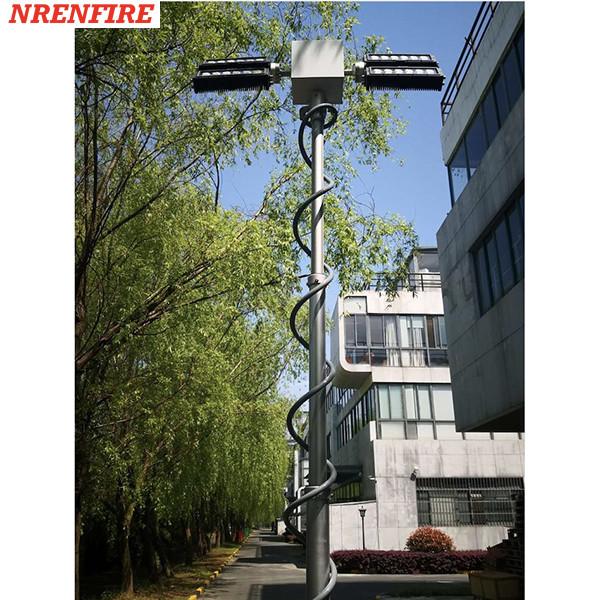 3.5m roof mount mast tower light/ 2.5m pneumatic telescopic mast tower light/