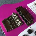 Top quality Rick 4003 model Ricken 4 strings Electric Bass guitar in blue color,