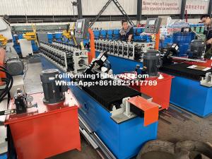Quality 45 Steel Shaft Ceiling Metal Roll Forming Machine PLC Control System wholesale