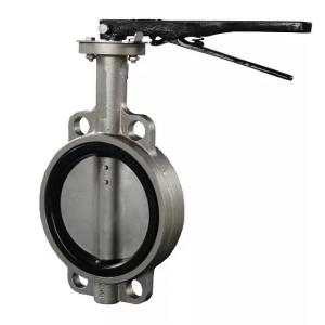 Quality DN100 Stainless Steel Butterfly Valve With Lever Operator Easy To Install wholesale