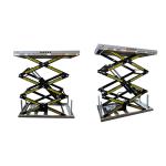 118.11in Stationary Multi Stage Scissor Lift 2 Ton High Strength Steel