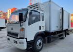 HOWO 4×2 5-10 Ton Small Refrigerated Box Truck Low Energy Consumption