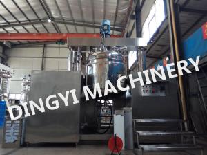 Quality Tilting Hydraulic Lift SS316L Vacuum Homogenizer Cream Mixer PLC Control wholesale