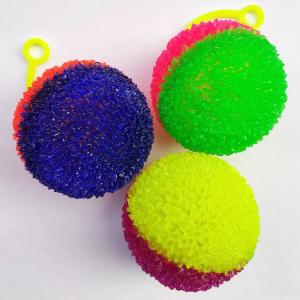Quality 6.5CM/7.5CM LED Flashing Light Spiky Ball Perfect for Kids' Light-Up Celebrations wholesale