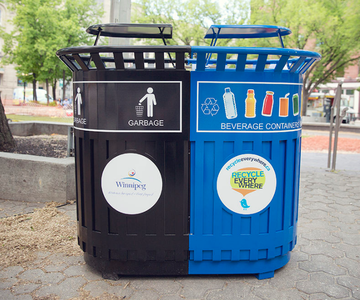 Public 10L To 50L large outdoor Smart Garbage Bins