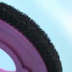 Standard Ilsung Stenter Machine Parts Brush Wheel Black Nylon Hair