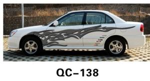Quality Decorative Car Body Sticker QC-138G / Water Proof Car Decoration wholesale