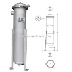 Quality Stainless Steel Bag Filter Housing for Water Purification in Manufacturing Plant wholesale