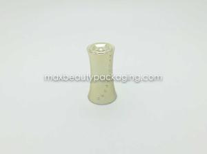 Quality N2016 uv metallic gold coating finish nail polish cap nail polish packaging shiny gold cap plastic cap wholesale