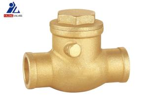 Quality C X C ISO228 Brass Swing Check Valve Gas Dn25 Gas 10 Bar wholesale