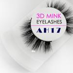 Black Natural Mink Eyelashes , Various Design Handmade Thick Mink Eyelashes
