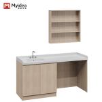 Customizable Modern Wood Panel Double-Door Storage Cabinet for Kitchen and