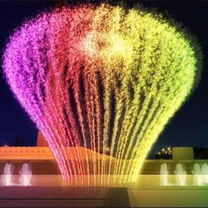 Quality Candle light garden type music dancing floor dry fountain wholesale