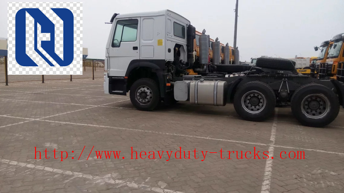 10 Tire Prime Mover Truck of SINOTRUK HOWO A7 brand with 6X2 420hp double sleepers and air conditioner