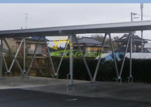 Quality 1.6KN/㎡ Solar Carport Structures Flat Ground wholesale