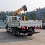 small truck mounted crane truck 4x2 cargo truck with crane